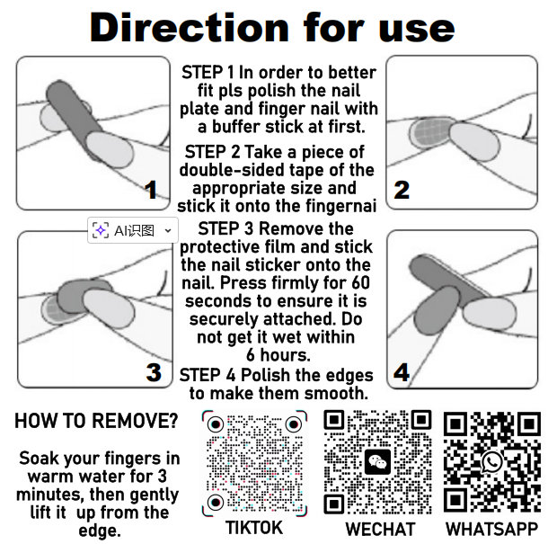 Black and white Gothic cat eyes（Moderate length）